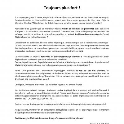 Toujours plus fort 030621